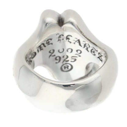 Chrome Hearts Lip Tongue Md Lip and Tan Silver Ring — view 2