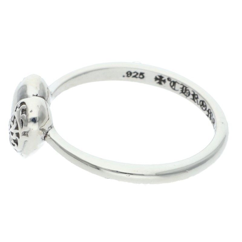 Chrome Hearts Bubblgm Heart Bubble Gum Silver Ring — view 5