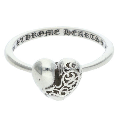 Chrome Hearts Bubblgm Heart Bubble Gum Silver Ring