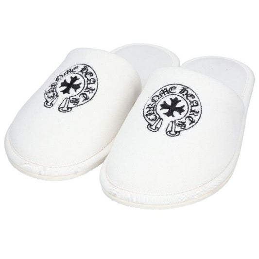 Chrome Hearts Hotel Slippers Horse Shoe Embroidery Slippers XS