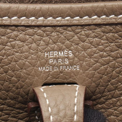 Hermes Shoulder Bag Evelyne TPM Etoupe Leather Amazon — view 4