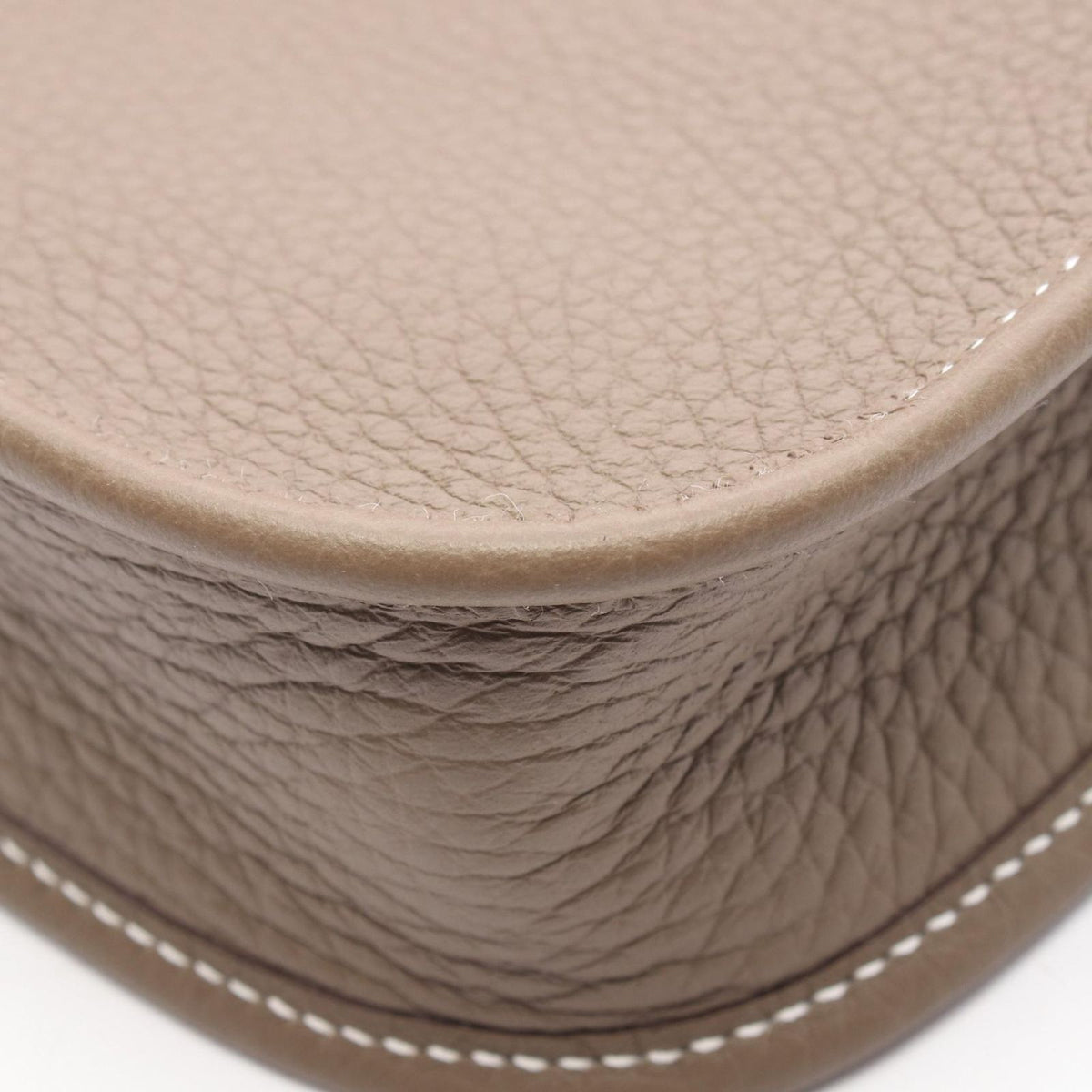 Hermes Shoulder Bag Evelyne TPM Etoupe Leather Amazon — view 6