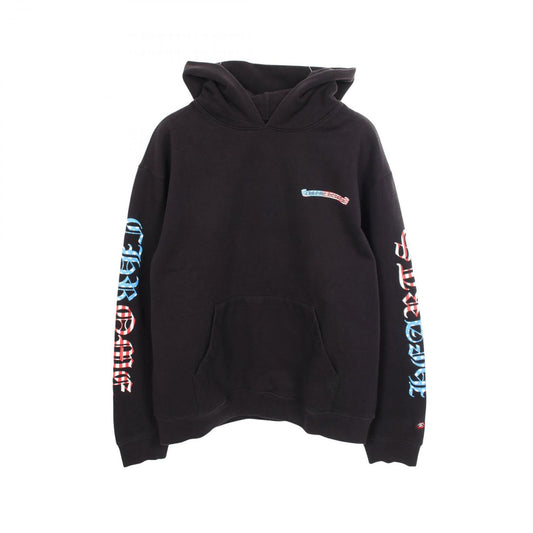 Chrome Hearts Hoodie Vintage US Scrl Stars and Stripes Scroll Logo Cotton