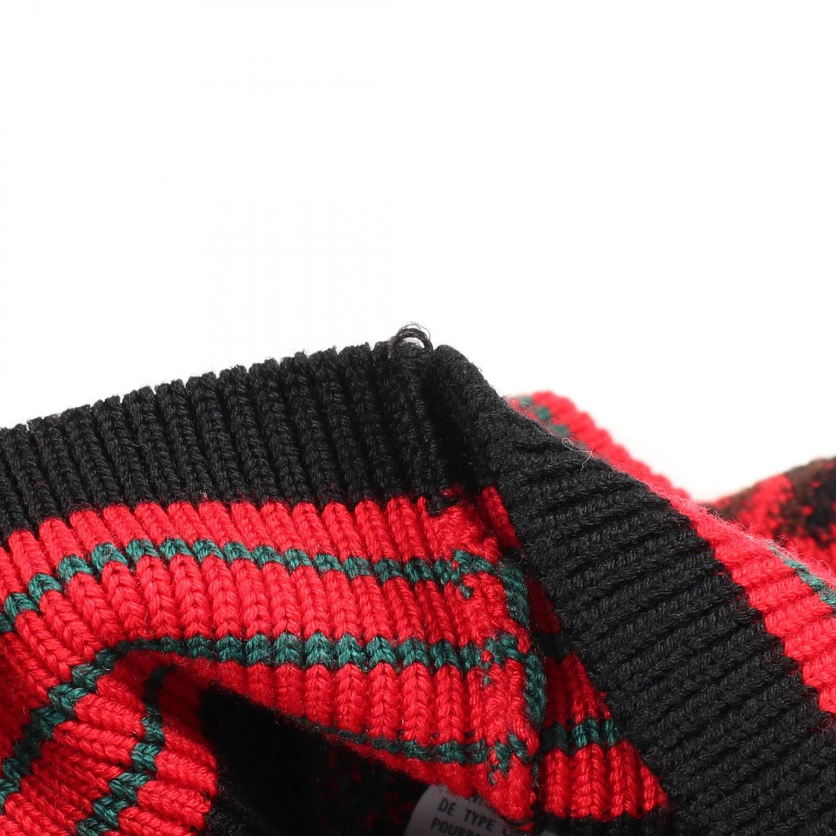 Gucci Knit Houndstooth Cropped Wool Sweater — view 7