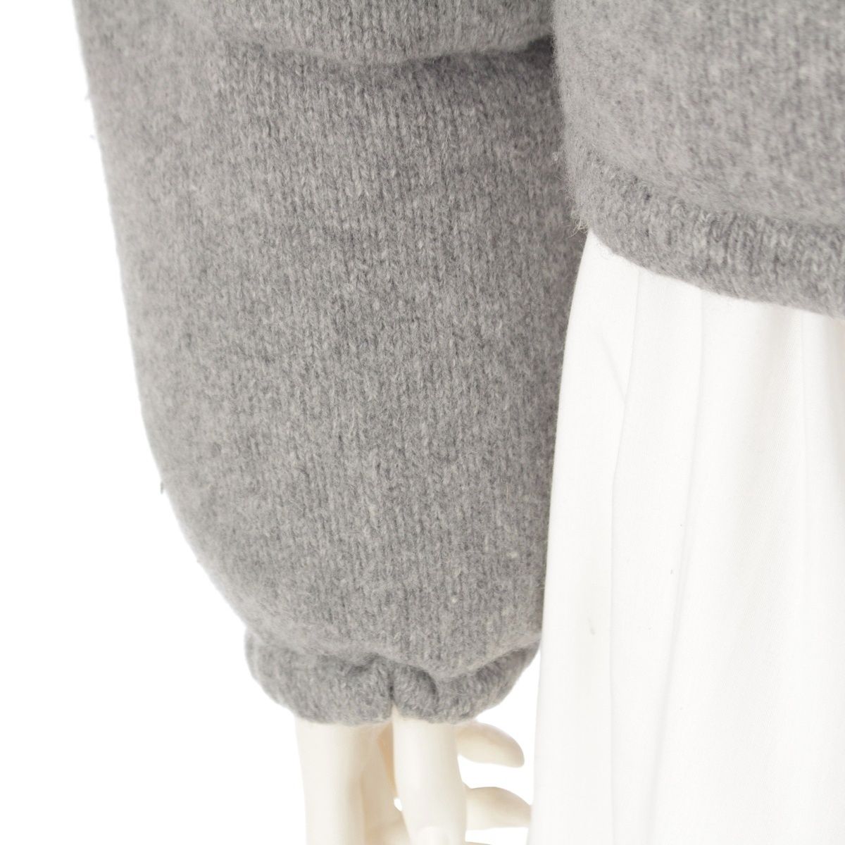 Prada Wool Cashmere Down Jacket Gray 38 — view 6