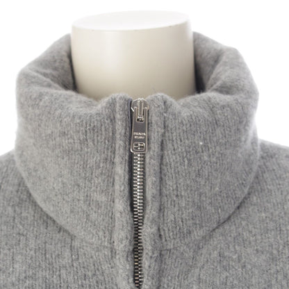 Prada Wool Cashmere Down Jacket Gray 38 — view 5