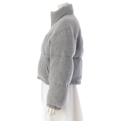 Prada Wool Cashmere Down Jacket Gray 38 — view 3