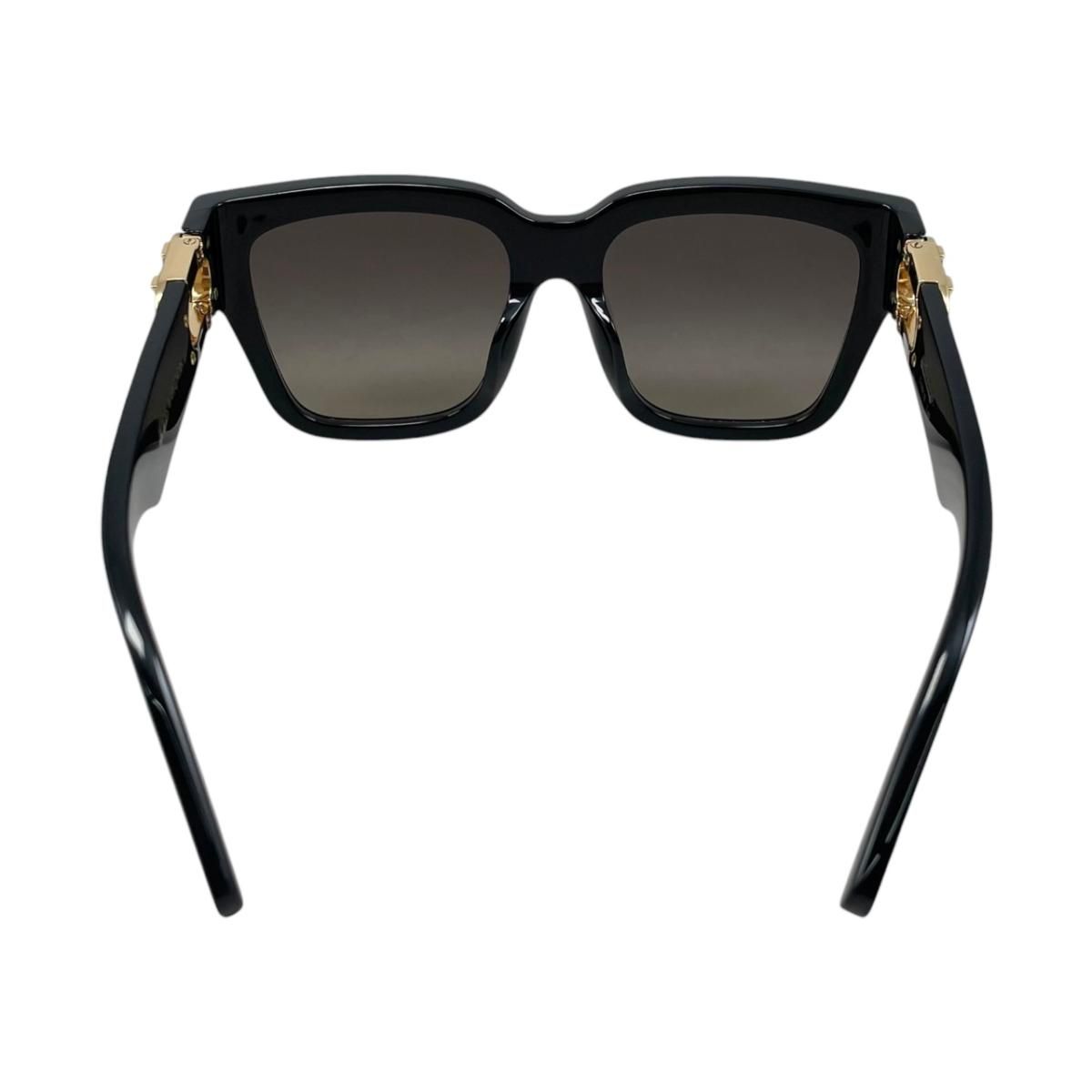 Louis Vuitton Sunglasses LV Link Square LV Logo Black Gold Eyewear — view 4