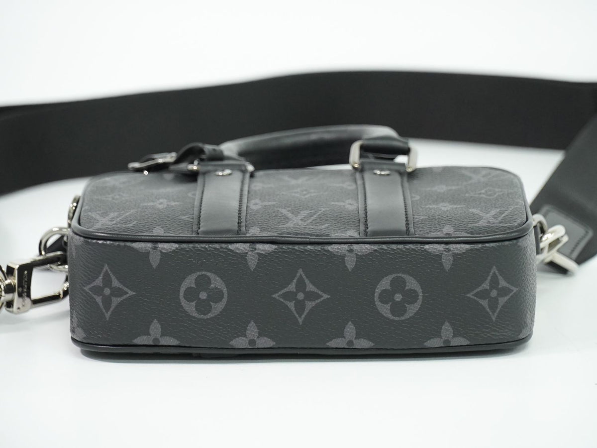 Louis Vuitton LV Nano Porte Documents Voyage Monogram Eclipse 2-Way Shoulder Bag — view 3
