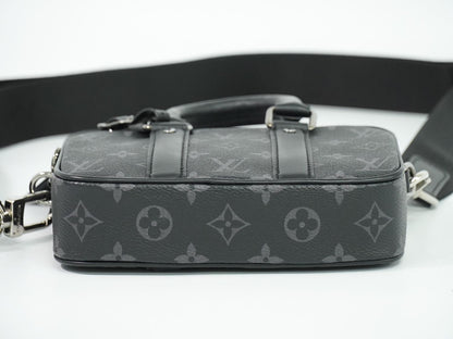 Louis Vuitton LV Nano Porte Documents Voyage Monogram Eclipse 2-Way Shoulder Bag — view 3