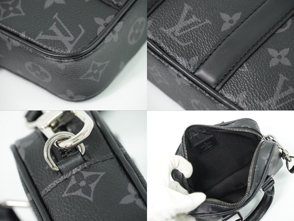 Louis Vuitton LV Nano Porte Documents Voyage Monogram Eclipse 2-Way Shoulder Bag — view 7