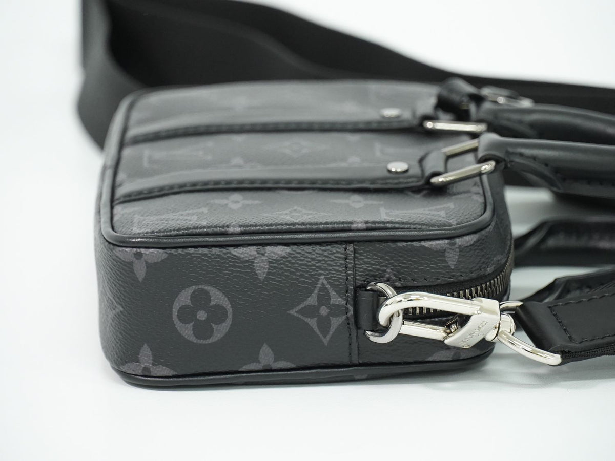 Louis Vuitton LV Nano Porte Documents Voyage Monogram Eclipse 2-Way Shoulder Bag — view 4