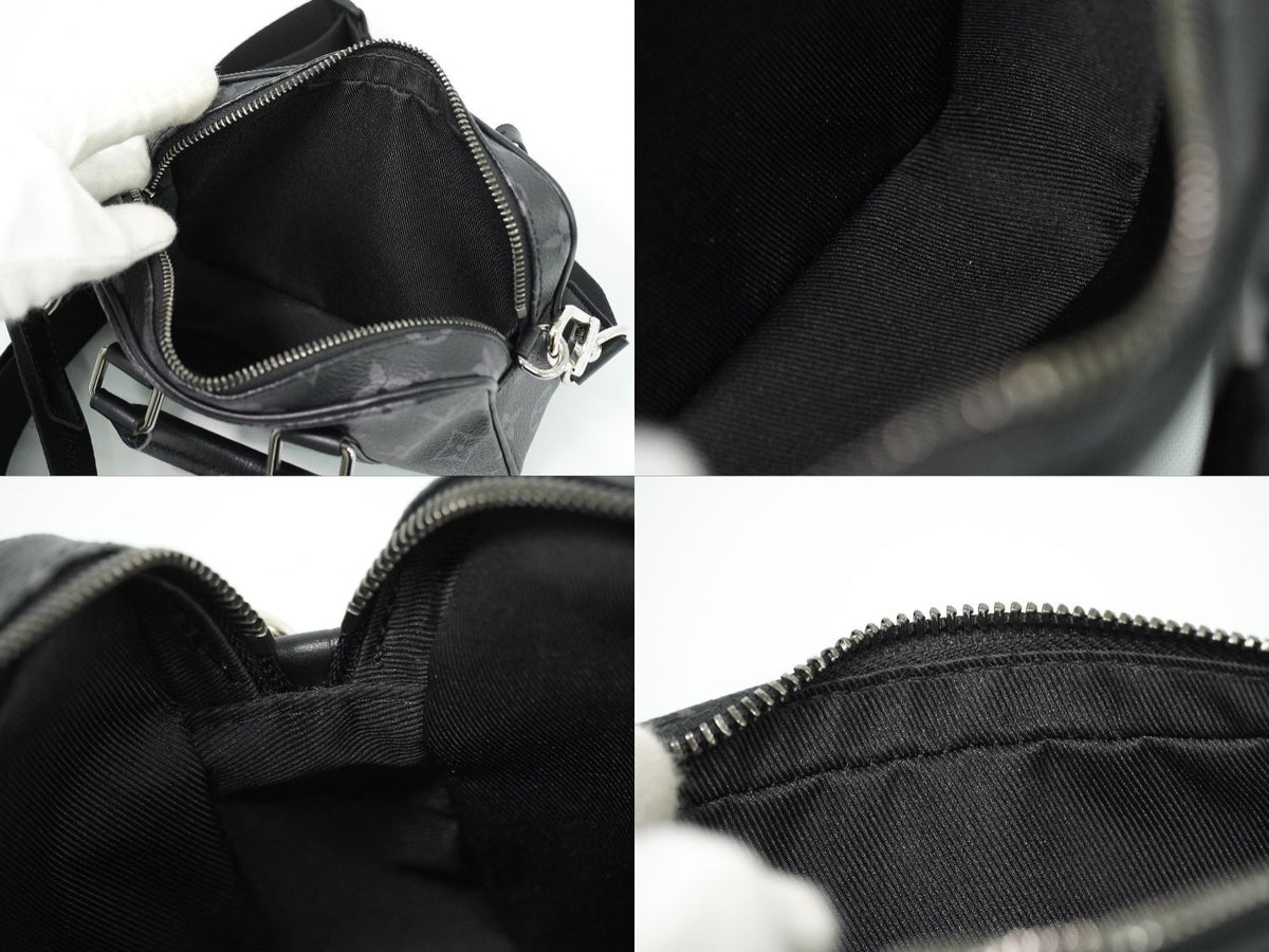 Louis Vuitton LV Nano Porte Documents Voyage Monogram Eclipse 2-Way Shoulder Bag — view 8