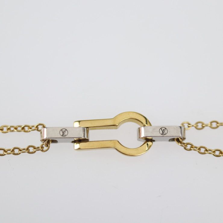 Louis Vuitton Bracelet Cellule Gold Silver Metal — view 5