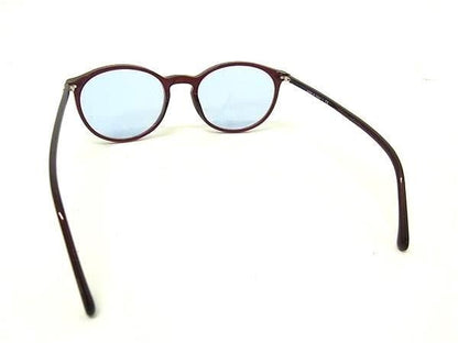 Chanel Sunglasses CC Logo Bordeaux Lens Clear Blue Acetate Eyewear — view 2