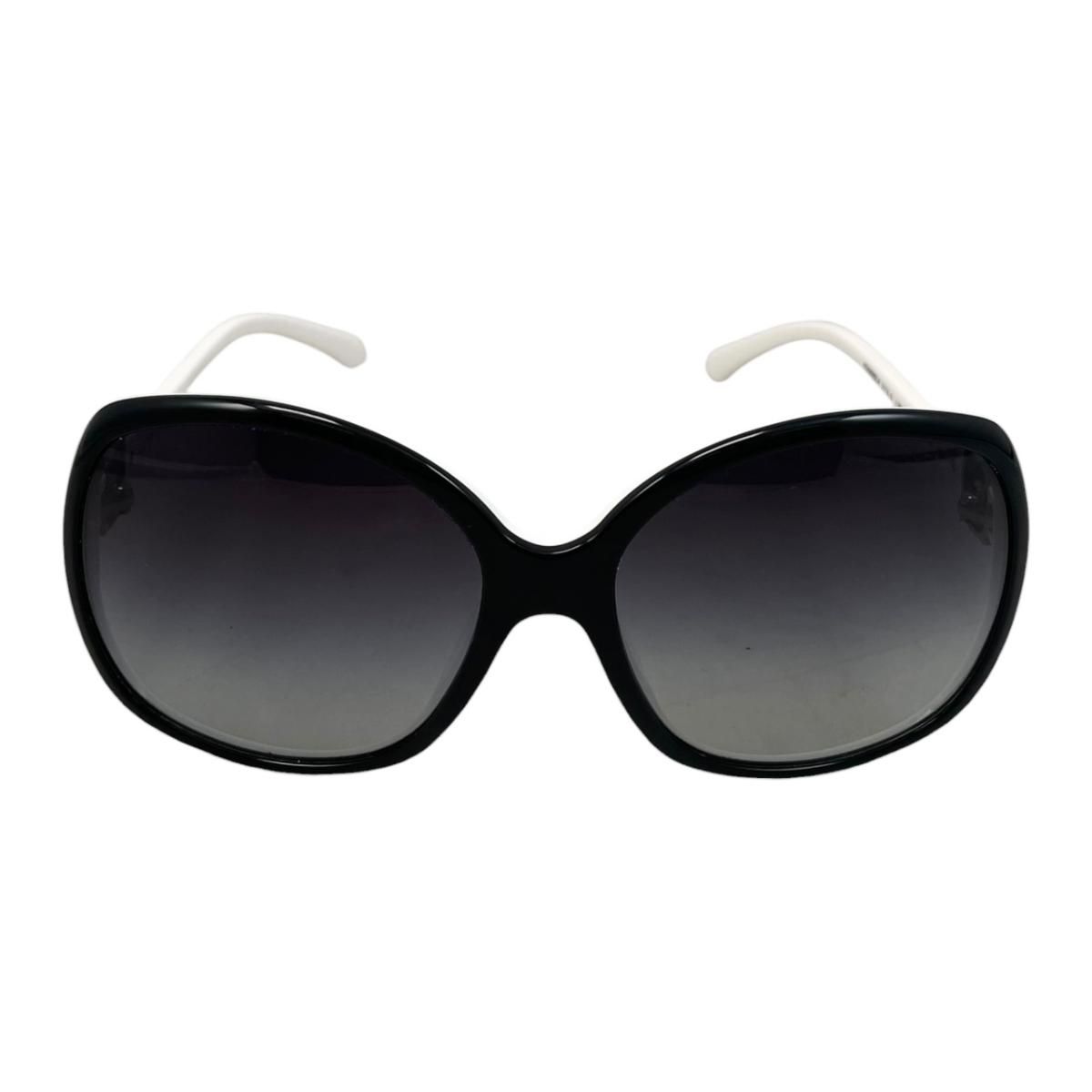 Chanel Sunglasses CC Logo Black White Eyewear — view 3
