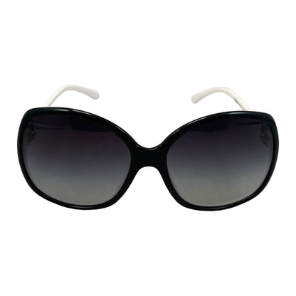 Chanel Sunglasses CC Logo Black White Eyewear — view 3