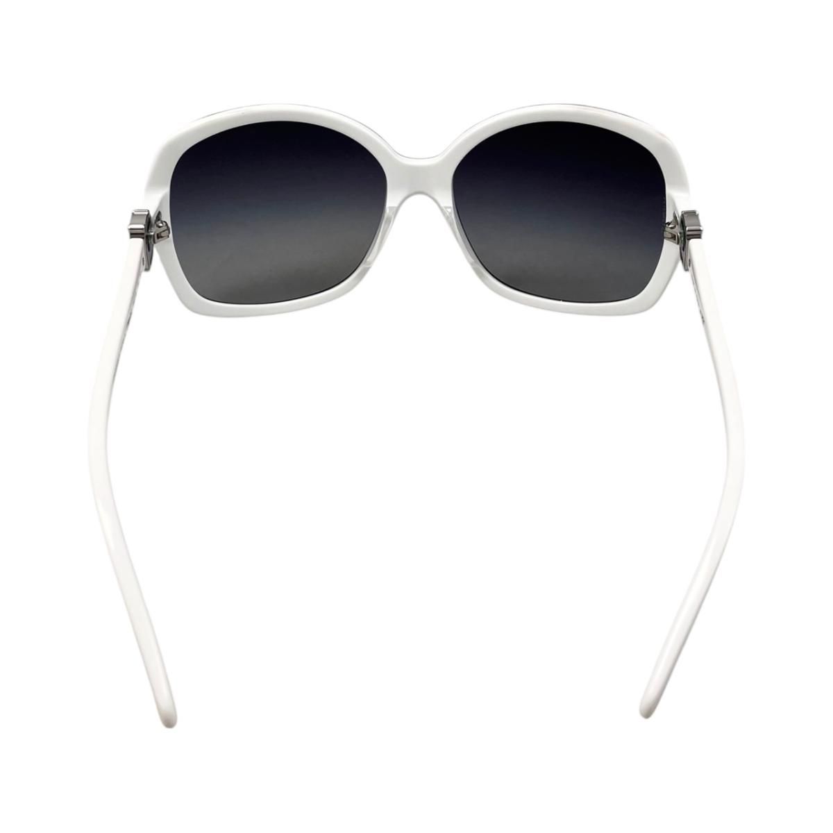 Chanel Sunglasses CC Logo Black White Eyewear — view 4