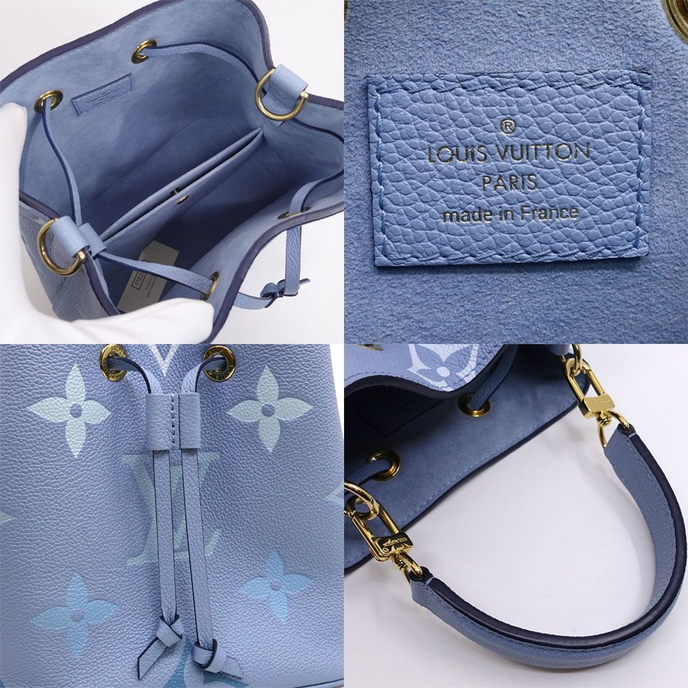 Louis Vuitton Neo Noe BB Handbag 2-Way Monogram Empreinte Leather Gold — view 6