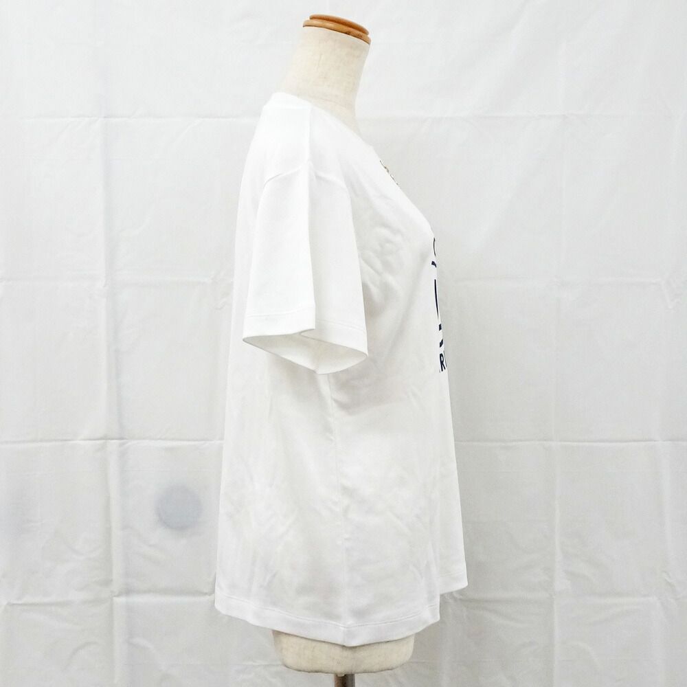 Louis Vuitton T-Shirt Flocked LV Cotton White Blue — view 4