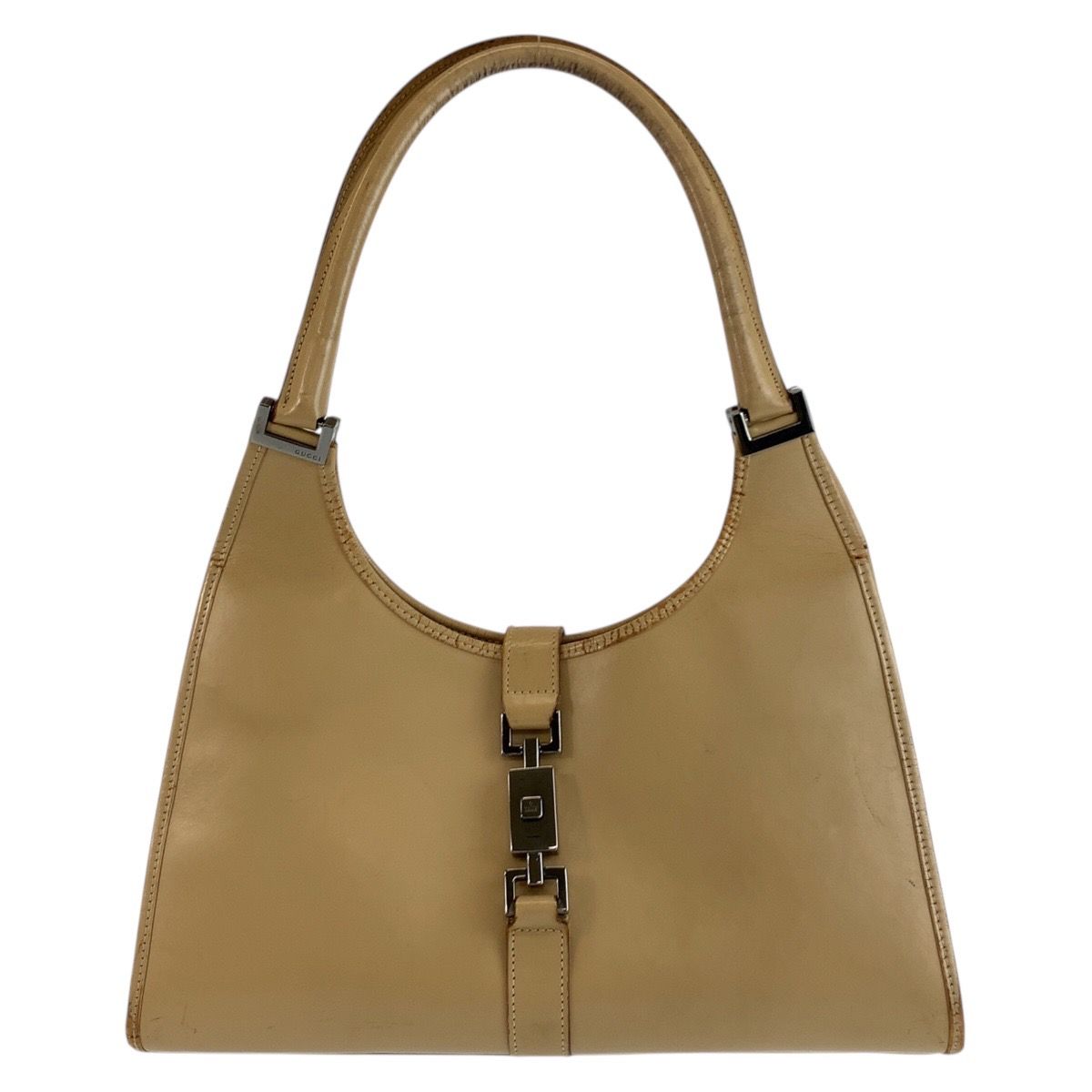 Gucci Jackie Beige Leather 002 Shoulder Bag
