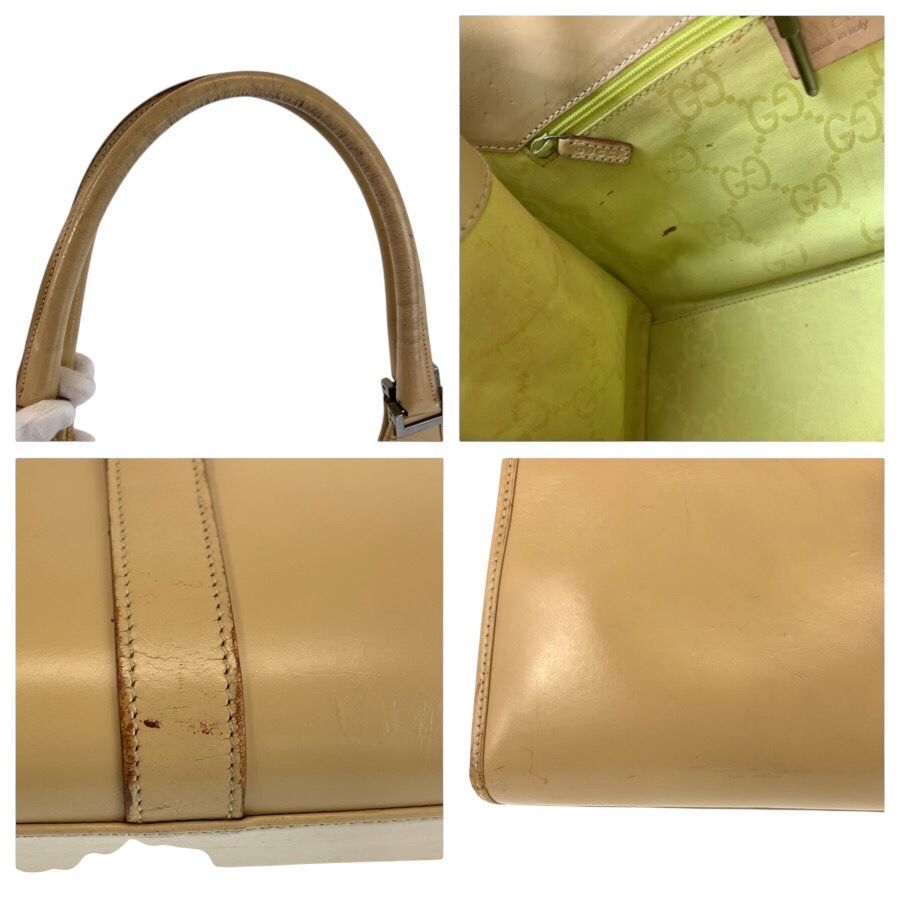 Gucci Jackie Beige Leather 002 Shoulder Bag — view 6