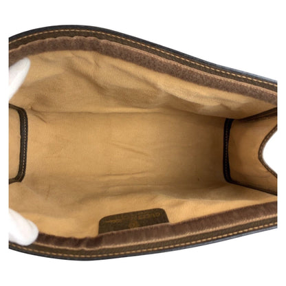 Gucci Vintage Sherry Line Beige GG Supreme Canvas Clutch Bag — view 7