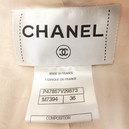 Chanel Collarless Jacket Pink — view 4