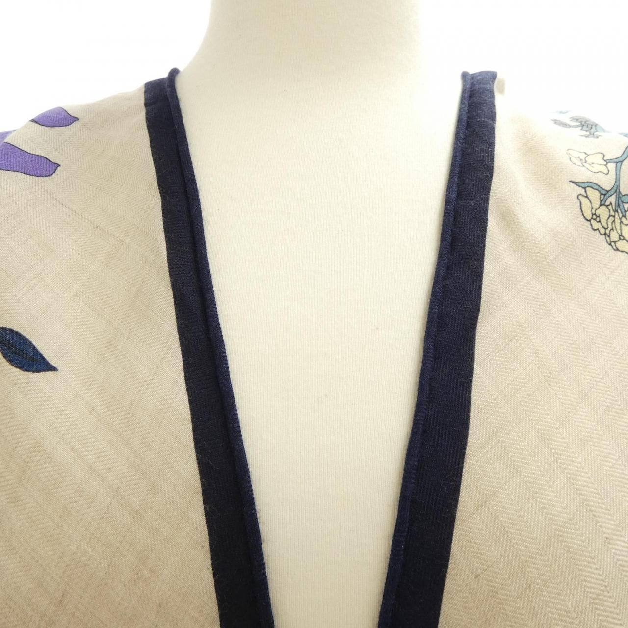 Hermes Robe Legere Giant Triangle Shawl Scarf — view 4