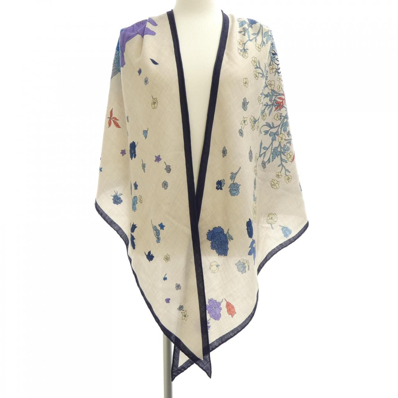 Hermes Robe Legere Giant Triangle Shawl Scarf