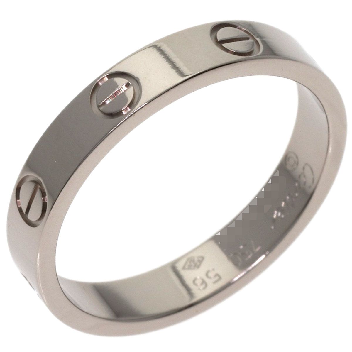 Cartier Mini Love Ring 56 18K White Gold — view 2
