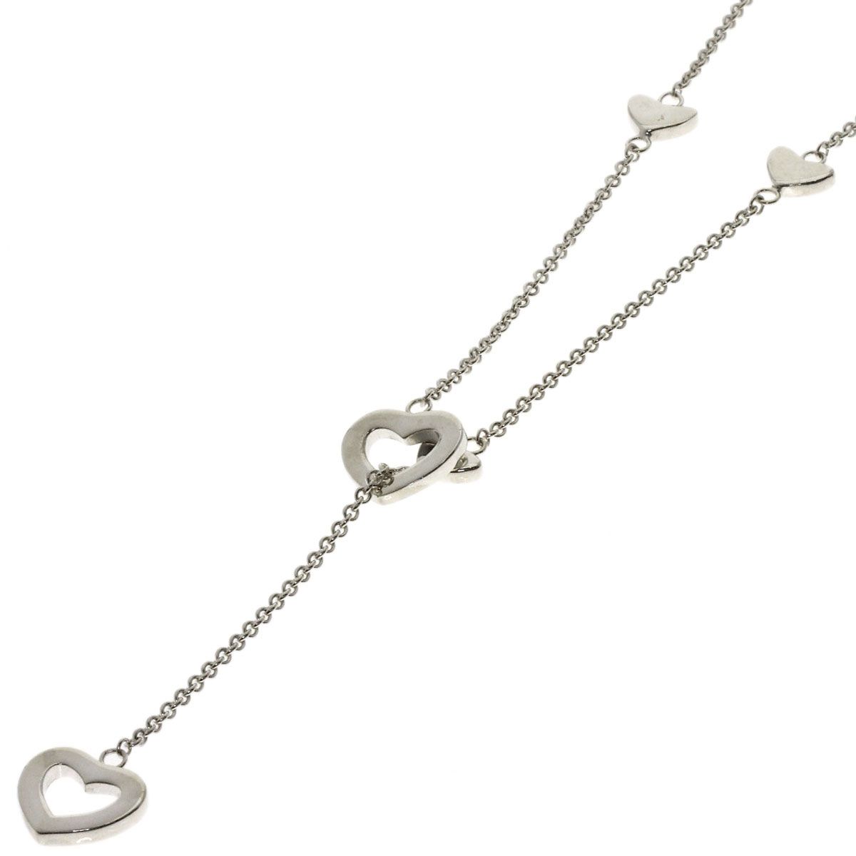 Tiffany & Co Heart Link Lariat Necklace