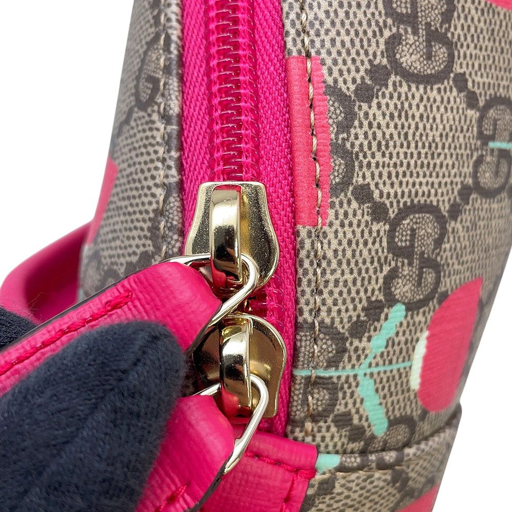Gucci Backpack GG Supreme Flower Print Children Kids Kim Seungyoung — view 7