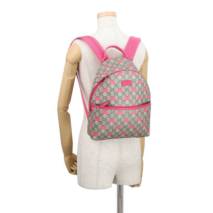 Gucci Backpack GG Supreme Flower Print Children Kids Kim Seungyoung — view 4