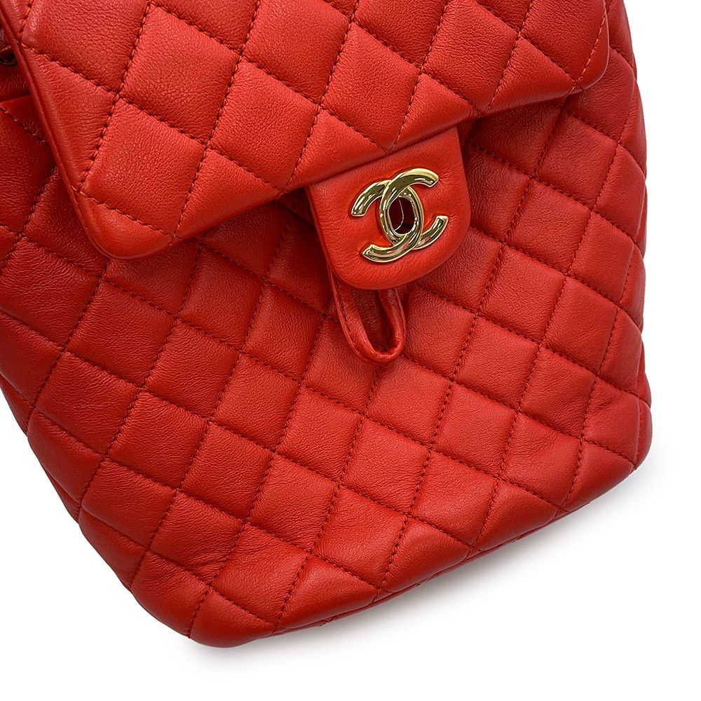 Chanel Backpack Quilted CC Logo Lambskin — view 6