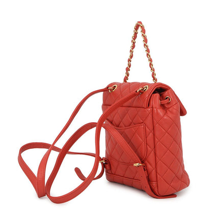 Chanel Backpack Quilted CC Logo Lambskin — view 2