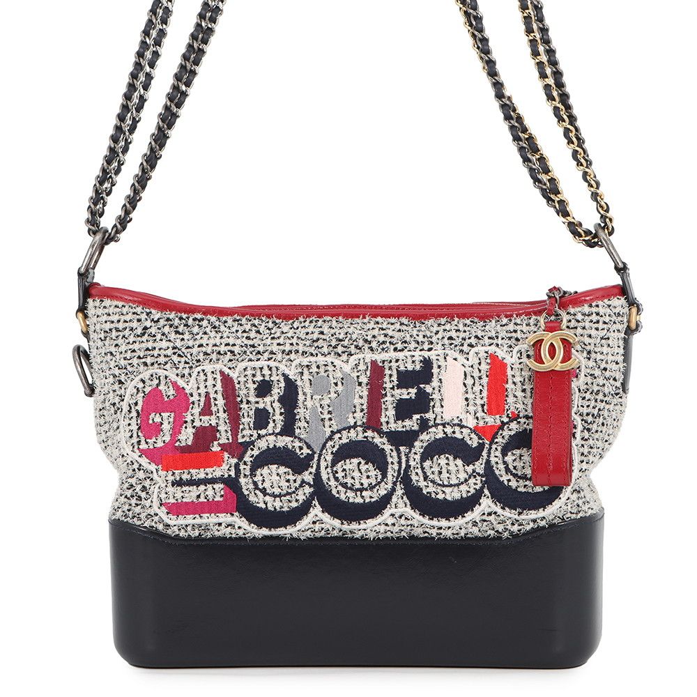 Chanel Chain Shoulder Bag Gabrielle de Chanel Hobo Tweed