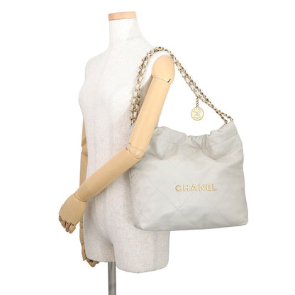 Chanel Handbag 22 Quilted Small Shiny Calfskin — view 4