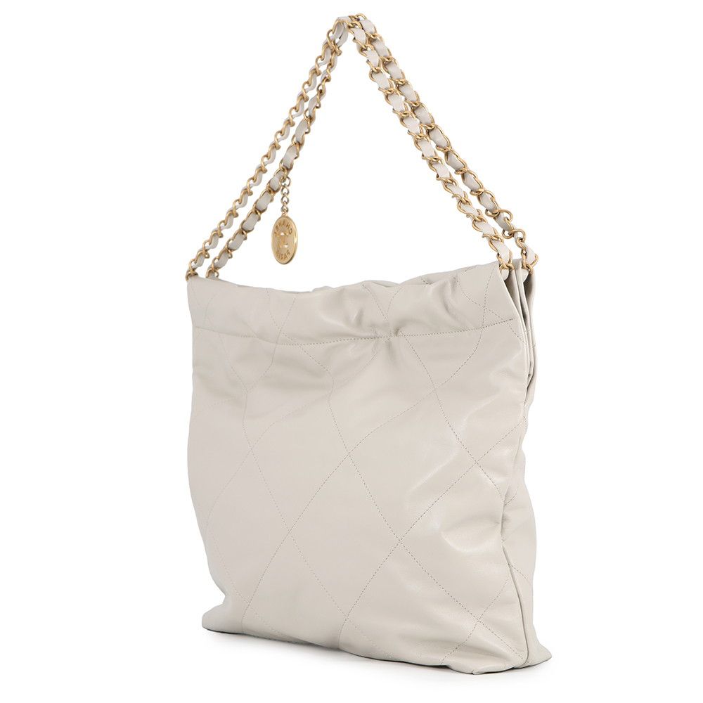 Chanel Handbag 22 Quilted Small Shiny Calfskin — view 2