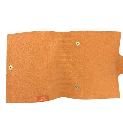 Hermes PM Note Cover Notebook Togo Leather Sellier Buttons Orange Agenda — view 6