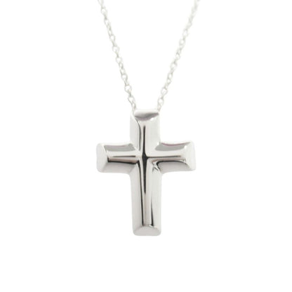 Tiffany & Co Tenderness Heart Cross Necklace Silver