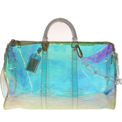 Louis Vuitton Monogram Rythme Keepall Bandouliere 50 Boston Bag Multicolor White