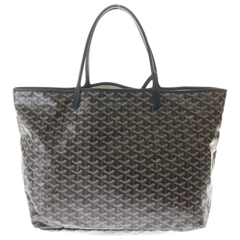 Goyard Saint Louis GM Tote Bag Black Silver