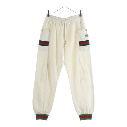 Gucci Sherry Line Logo Patch Jogger Sweatpants White