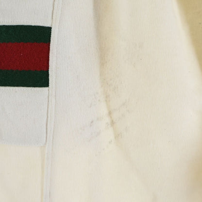 Gucci Sherry Line Logo Patch Jogger Sweatpants White — view 6