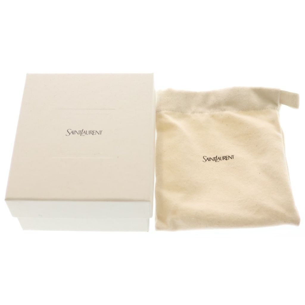Saint Laurent Paris June Lambskin Mini Handbag Pouch Black — view 8