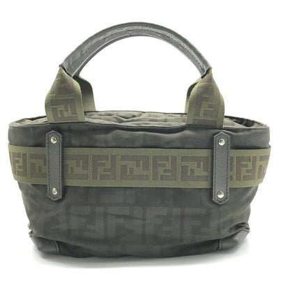 Fendi Zucca Nylon Hand Bag Mini Khaki — view 3