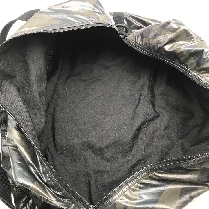 Saint Laurent YSL Paris 2-Way Nylon Duffle Shoulder Boston Bag Camouflage Khaki — view 7