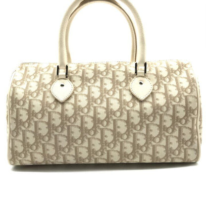 Dior Trotter Leather Flower Embroidery Mini Hand Bag Beige — view 2