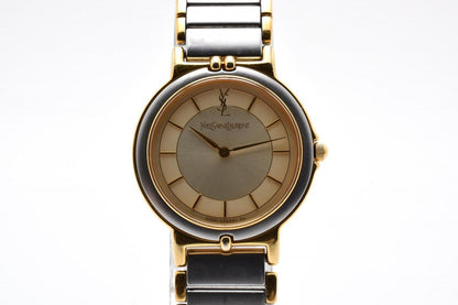 Saint Laurent 2200 Quartz YSL Logo Cassandra Watch Cream Dial Combination — view 2